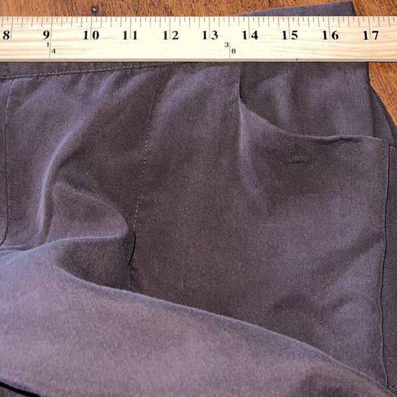 Soft Surroundings XLP Brown Pull On Pants Womens Straight Leg Nice Flowy Pockets - Picture 10 of 12